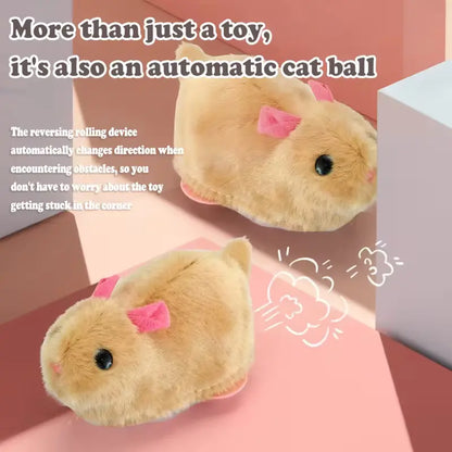 USB Rechargeable Automatic Rolling Ball Cat Toy for Hands-Free Indoor Entertainment